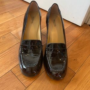 Michael Kors penny loafer heel